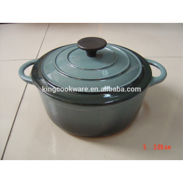 Set de casseroles en fonte colorée